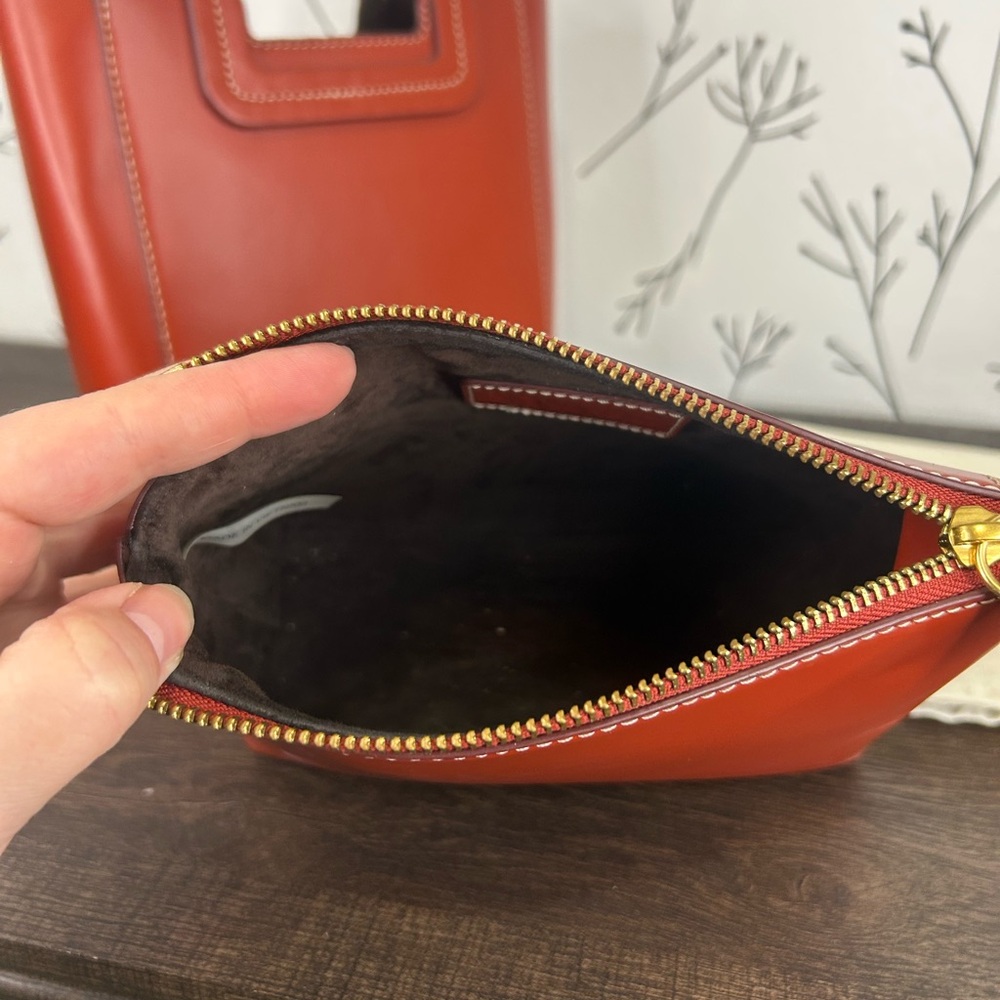 STAUD mini Shirley Red handbag - Picture 11 of 12